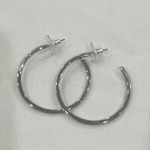 Elegant Silver Hoop Earrings